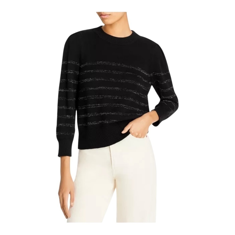 RAILS Allegra Metallic Stripe Sweater NWT